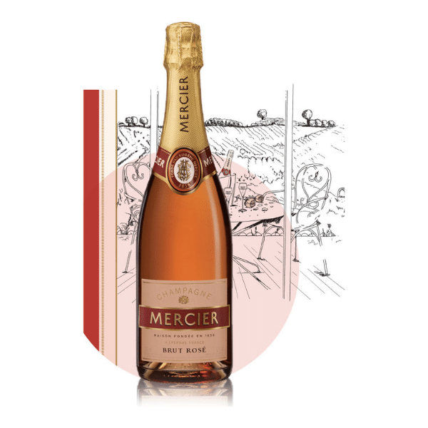 Champagne Mercier Brut Rosé - L'îlot Vins Martinique