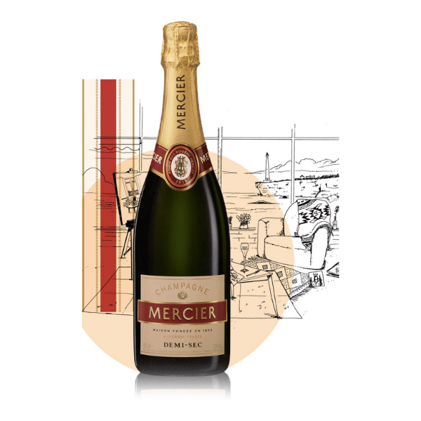 Champagne Mercier Demi-sec - L'îlot Vins Martinique