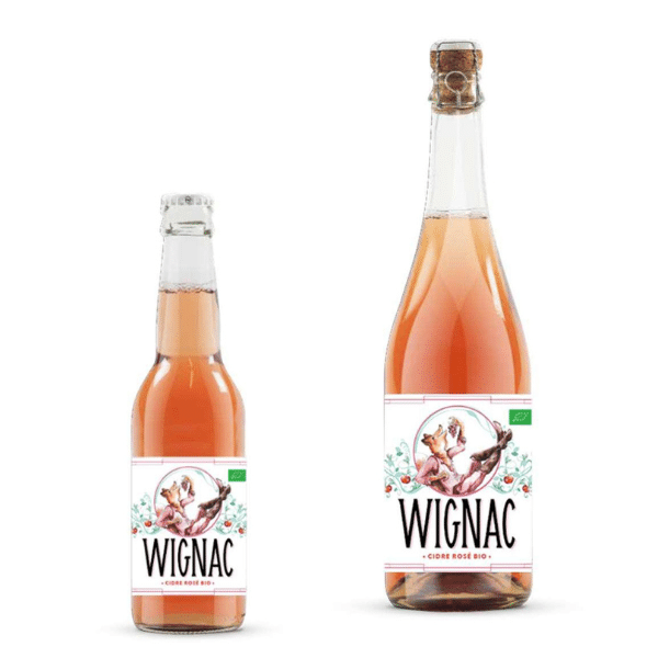 Cidre Rosé Bio Wignac le Goupil - L'îlot Vins Martinique