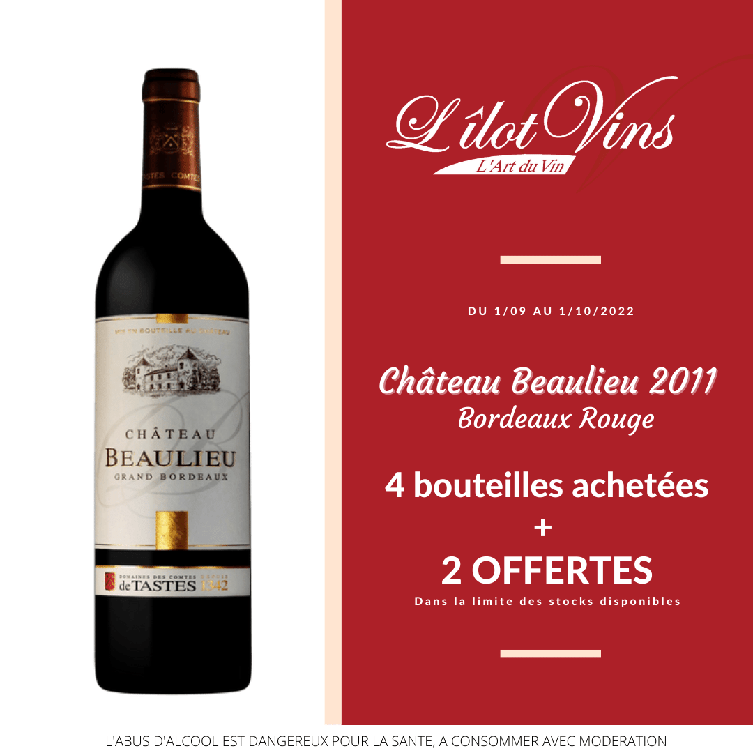 Château Beaulieu 2011 - L'îlot Vins Martinique