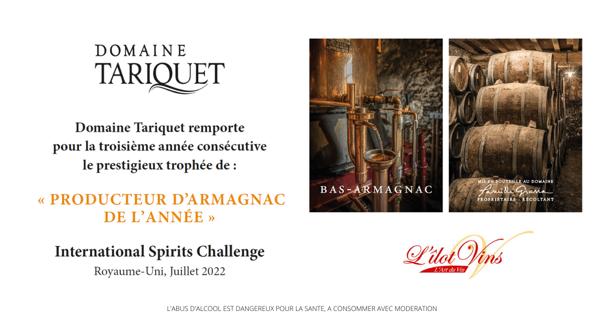 Armagnac Domaine Tariquet - L'îlot Vins Martinique