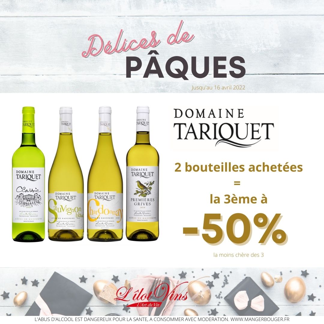 DOMAINE TARIQUET : Offre vins blancs