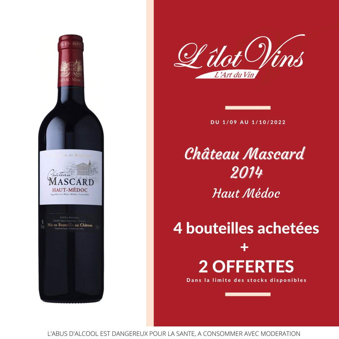 Château Mascard 2014 - L'îlot Vins Martinique