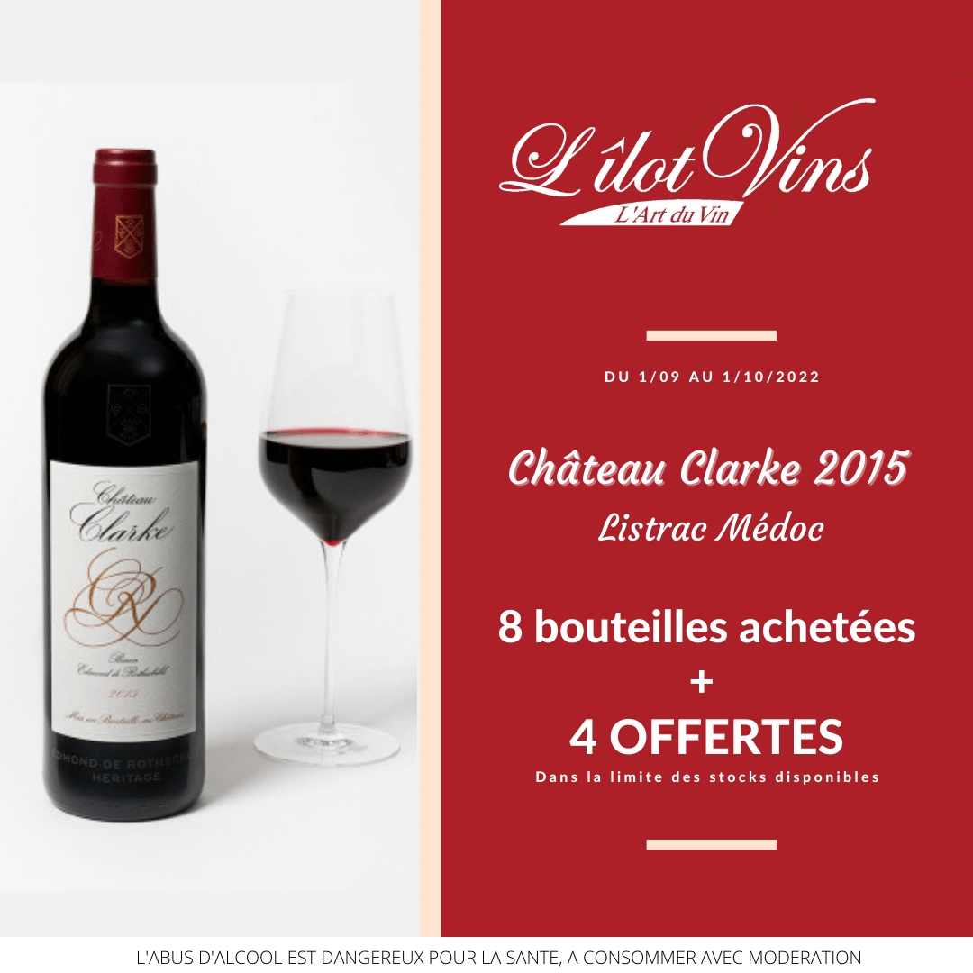 Château Clarke 2015 - L'îlot Vins Martinique